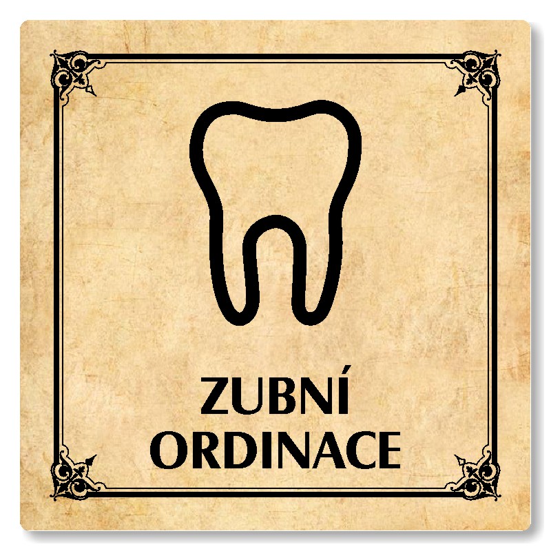 Zubní ordinace, 118x118mm, pergamen, Nebraska